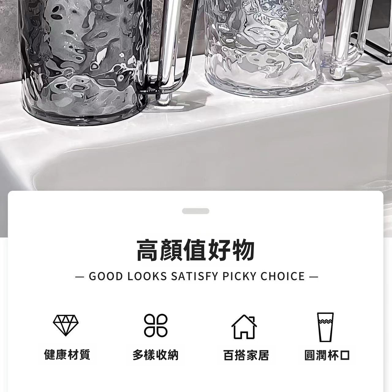 露營酒店用手持式便攜式牙刷杯可堆疊旅行漱口杯