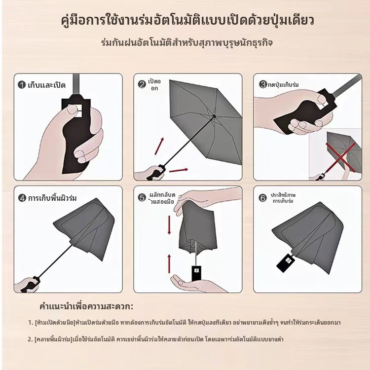 ร่มเปิดอัตโนมัติแบบสัมผัสเดียวขนาดกะทัดรัดกันลมกันน้ำพับร่มเดินทางสำหรับการเดินทางกลางแจ้ง
