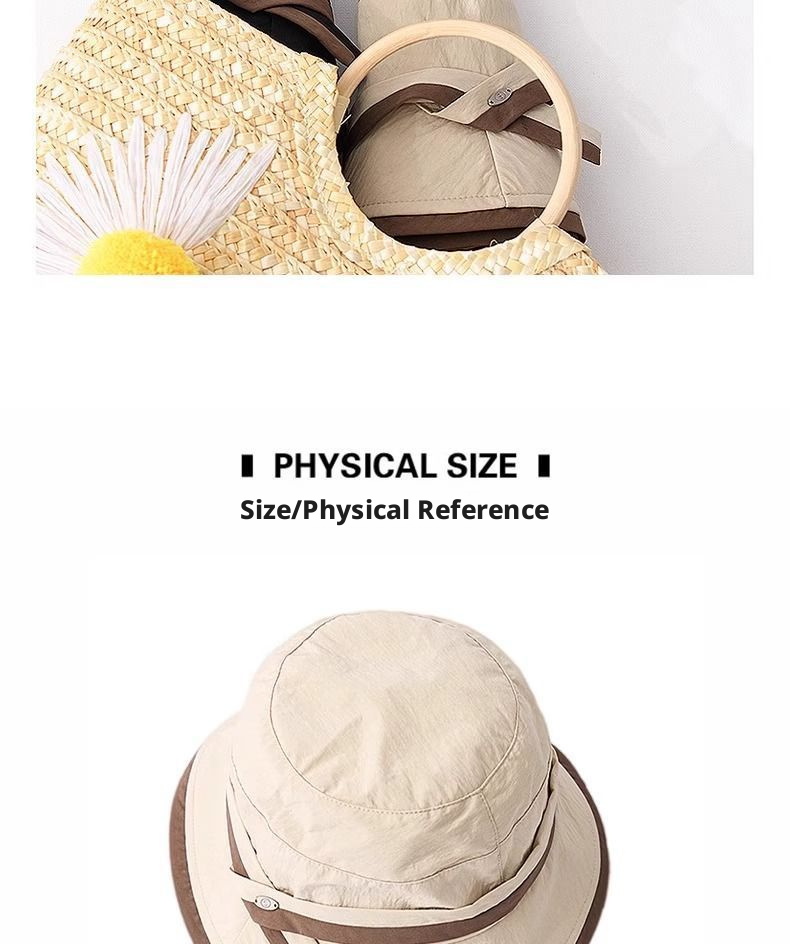 Women Wide Brim Sun Visor Hat UV Protection Outdoor Sports Beach Cap