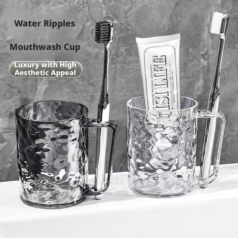 Handheld Portable Toothbrush Mug Stackable Travel Rinse Cup For Camping Hotel Use