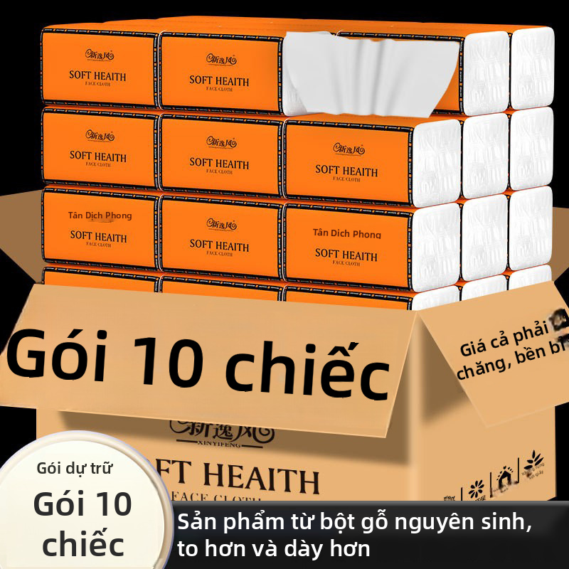 Khăn giấy gia dụng Khăn giấy mềm dùng một lần Khăn giấy sạch thấm hút cao cho nhà bếp Phòng tắm sử dụng hàng ngày