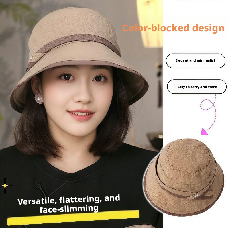Women Wide Brim Sun Visor Hat UV Protection Outdoor Sports Beach Cap