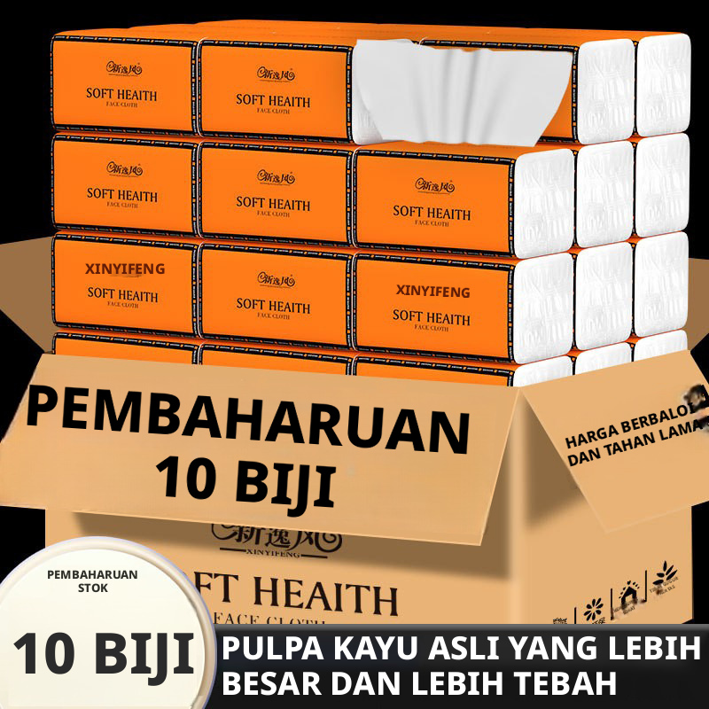 Tisu Muka Isi Rumah Tuala Kertas Pakai Lembut Penyerap Tinggi Tisu Bersih untuk Dapur Rumah Bilik Mandi Penggunaan Harian