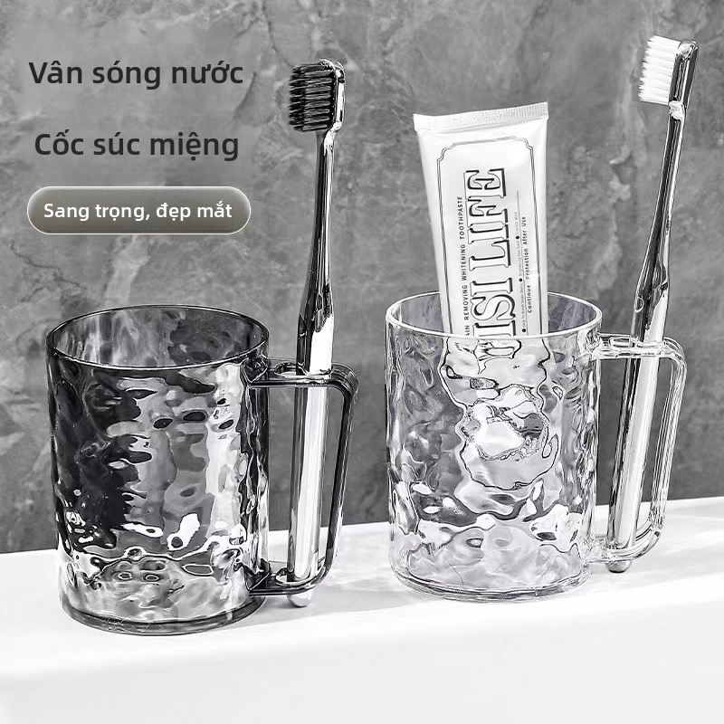 Bàn chải đánh răng cầm tay cầm tay Cốc rửa du lịch có thể xếp chồng lên nhau để sử dụng trong khách sạn cắm trại