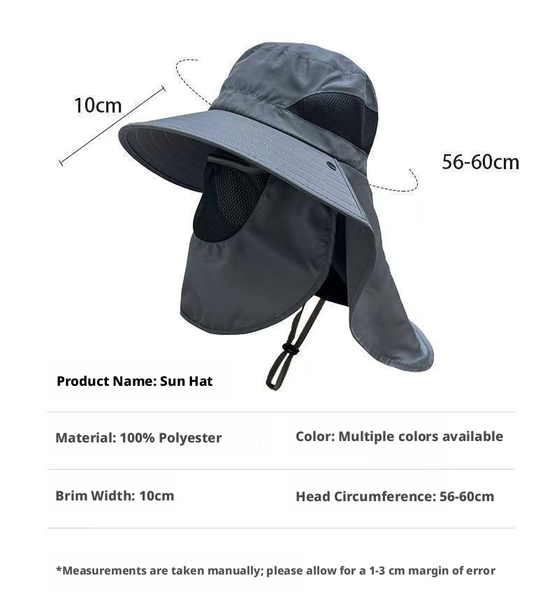 Topi Matahari Baldi Cepat Kering Lelaki Boleh Dilipat Bernafas Topi Perlindungan UV Sukan Luar