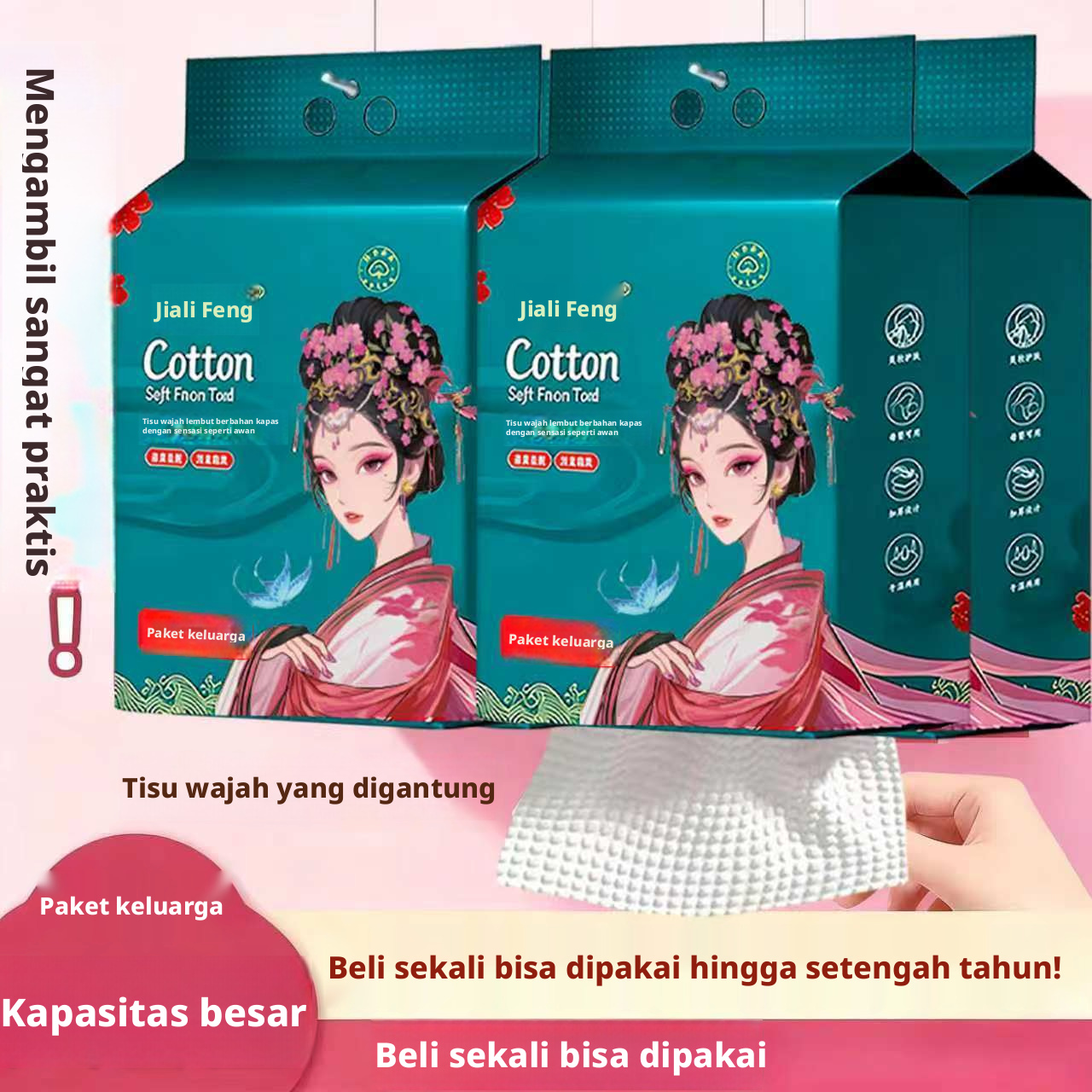 Dinding Hanging Handuk Wajah Sekali Pakai Menebal Tren Cina Besar Katun Handuk Lembut Petunjuk Paket Keluarga Gratis Kain Wajah untuk Siswa