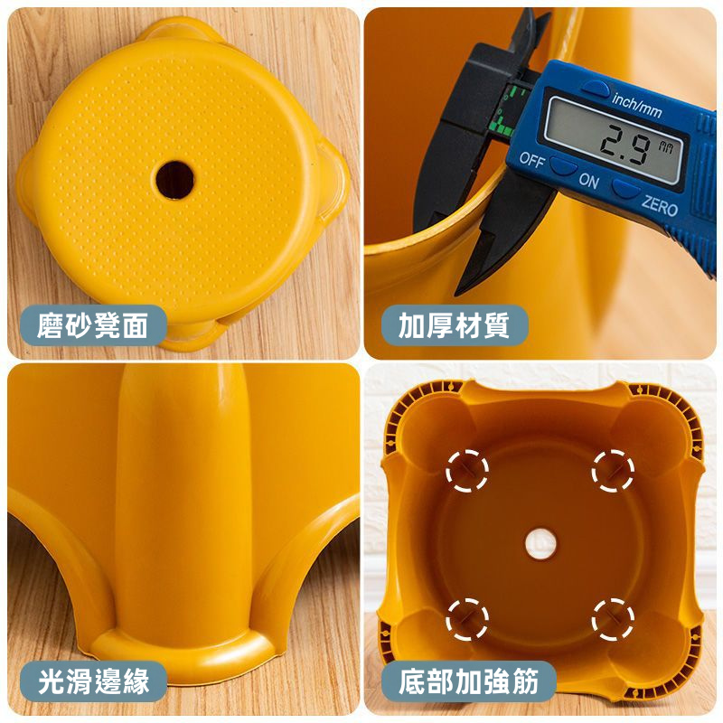 Portable Household Small Bench Stable Non Slip Indoor Stool Kitchen Bedroom Living Room Home General Low Stool