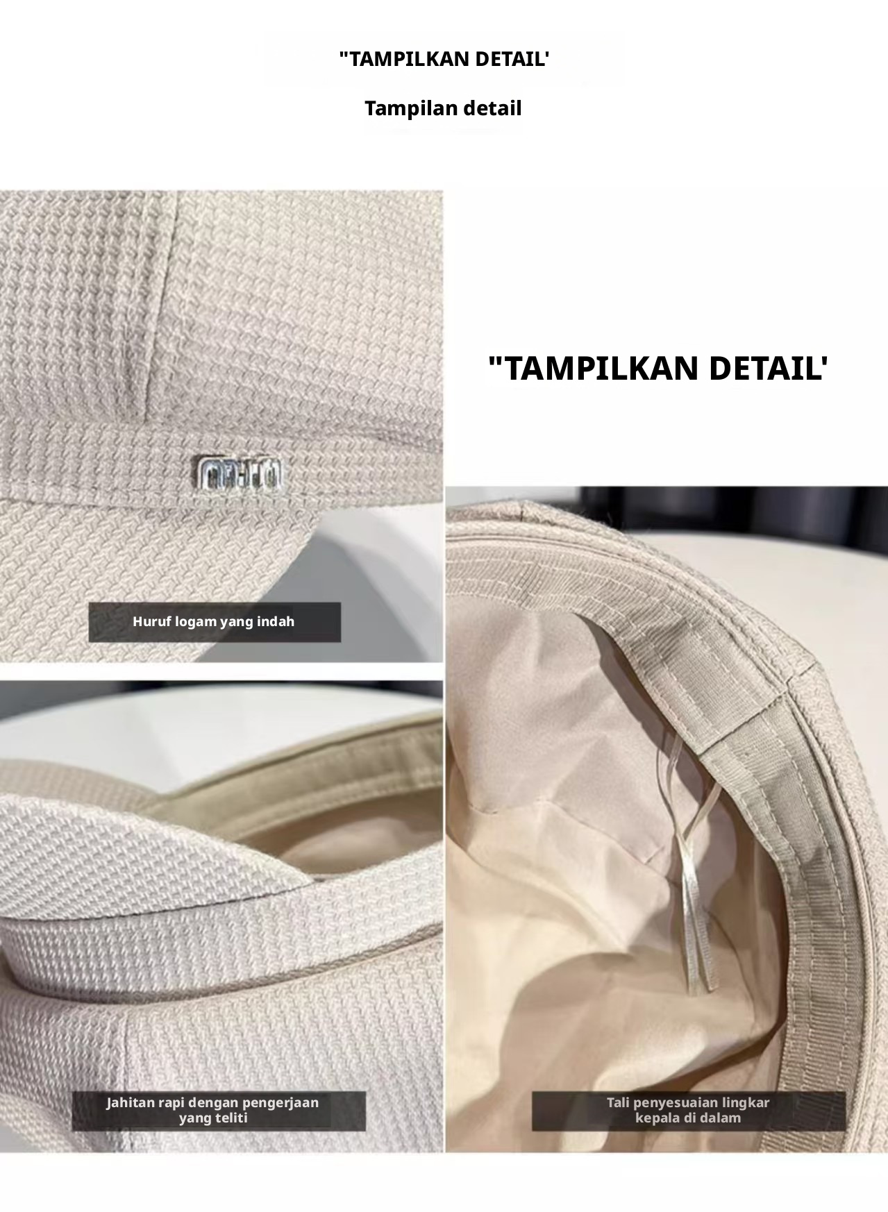 Wanita Baret Prancis dengan Pendek Brim Vintage Wool Blend Newsboy Cap Sun Protection Face Slim Hat untuk Musim Gugur Musim Dingin Harian Luar Ruangan