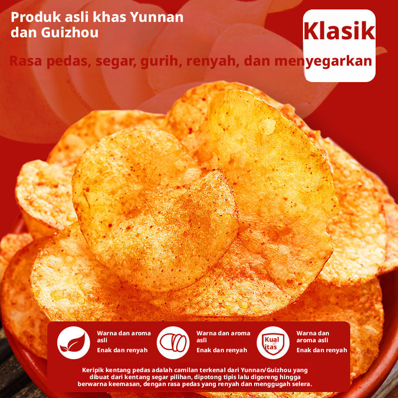Beli Keripik Kentang Pedas Yunnan Online | Camilan Spesial Guizhou dari China - Pickshell Mall