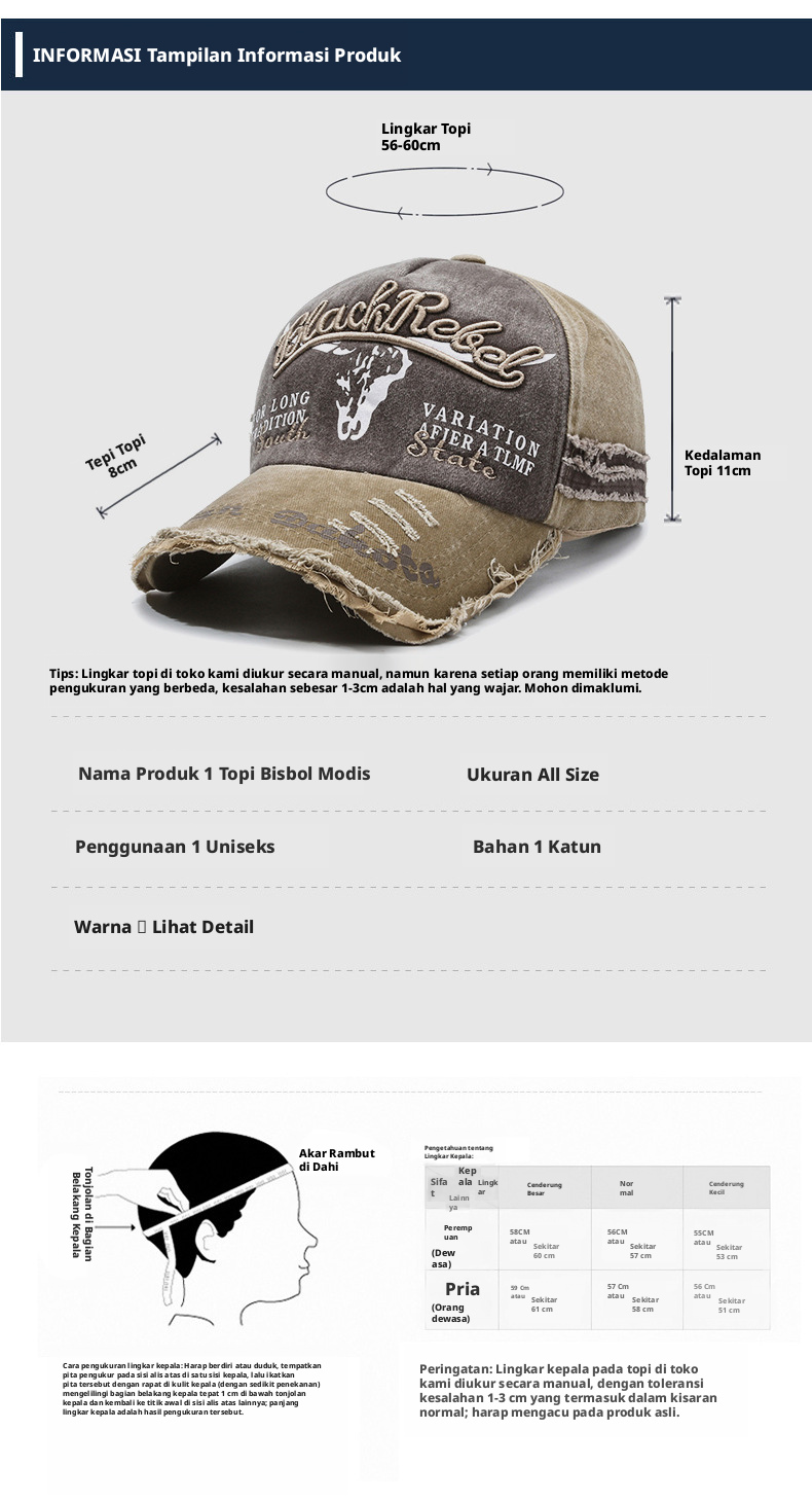 Topi Bisbol Pria Klasik Warna Solid Topi Pengemudi Olahraga Kasual yang Dapat Disesuaikan