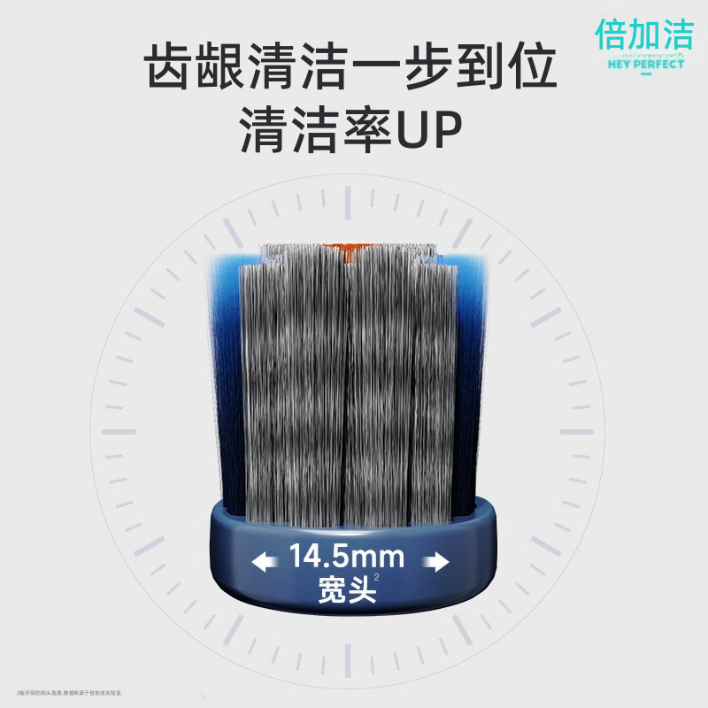 Beijiajie Adult Toothbrush Medium Bristles, Deep Cleansing Gum Care, China