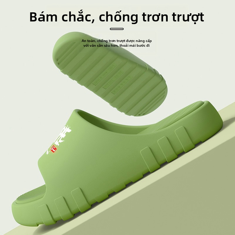 Giày dép xỏ ngón nam bằng EVA, giày mỏng nhẹ chống trơn, dành cho sử dụng trong nhà, phòng tắm và ngoài trời
