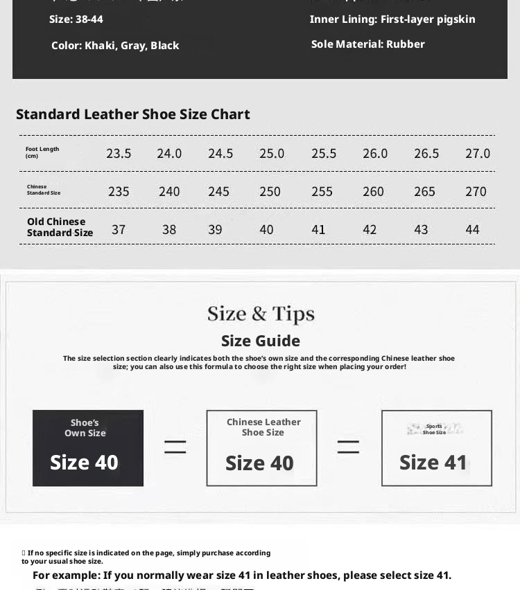 Men's Casual Leather Lace-Up Shoes, Comfortable Durable Low-Top Sneakers