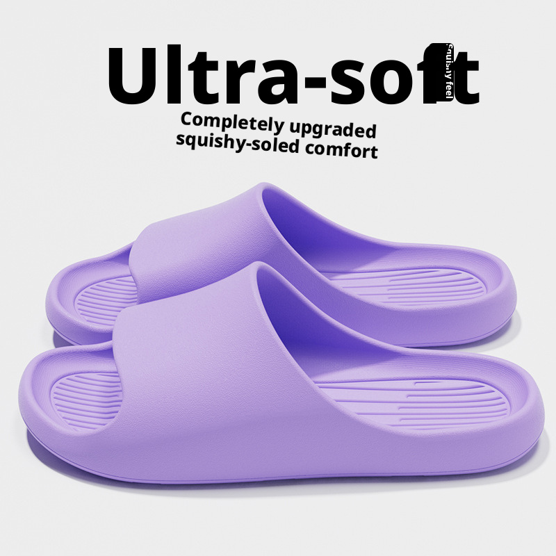 EVA Slide Sandals for Women and Men, Lightweight Non-Slip Waterproof Indoor Shower Slippers