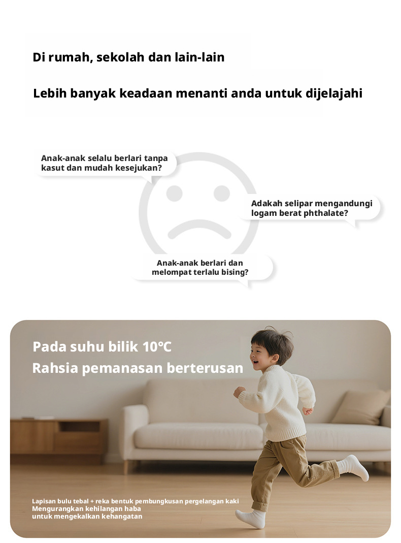 Selipar Kusyen Mario yang Ceria untuk Kanak-kanak Lelaki dan Perempuan, Kasut Rumah EVA Berbentuk Kartun untuk Dipakai Di Dalam Rumah Pada Musim Sejuk