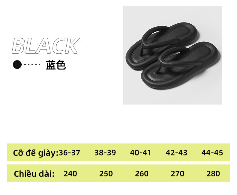 Đôi dép xỏ ngón EVA dành cho phụ nữ màu trắng, đế dày, kiểu sandal dùng đi biển, phù hợp để mặc hàng ngày vào mùa hè