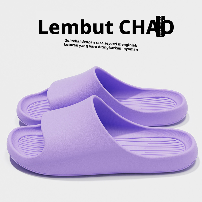Sepatu Sandal EVA untuk Pria dan Wanita, Sepatu Santai Ringan Anti Selip Tahan Air untuk Mandi di Dalam Ruangan