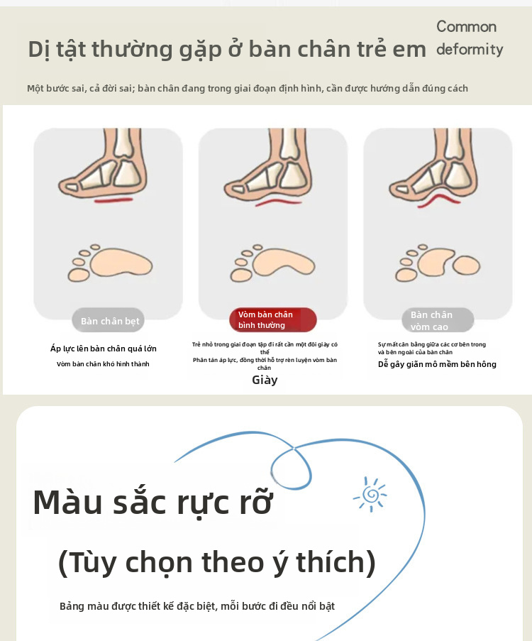 Đôi dép xỏ ngón dành cho trẻ em, thoáng khí, gót đóng, có đế mềm chống trượt và khóa loại móc-vòng, phù hợp cho bé trai và bé gái vào mùa hè