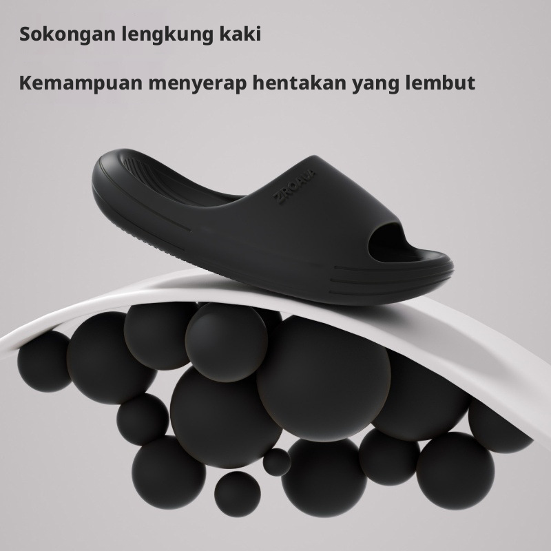 Selipar EVA Senyap untuk Wanita dan Lelaki, Lembut, Tidak Licin, Cepat Kering, Untuk Penggunaan Dalam Rumah dan Bilik Mandi
