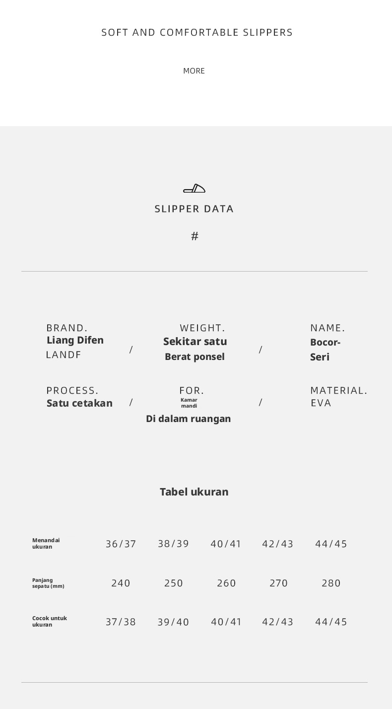 Sepatu Sandal EVA untuk Pria dan Wanita, Sepatu Mandi yang Anti Selip, Tahan Aus, dan Tenang untuk Penggunaan Dalam Ruangan maupun Luar Ruangan