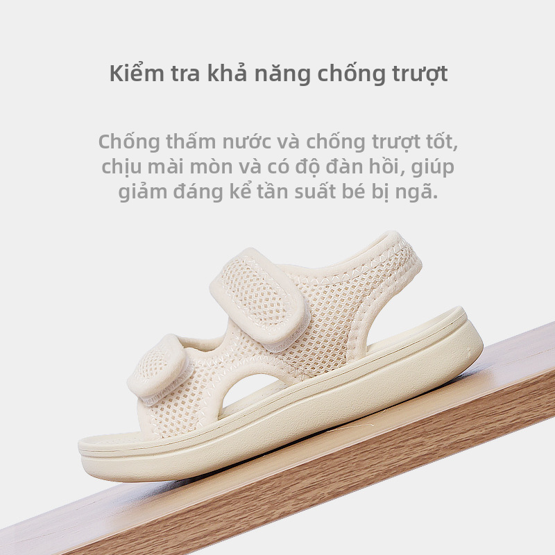 Giày mũi móc kiểu lưới EVA thoáng khí dành cho trẻ em CheerfulMario, phù hợp cho bé trai và bé gái, dùng đi biển vào mùa hè