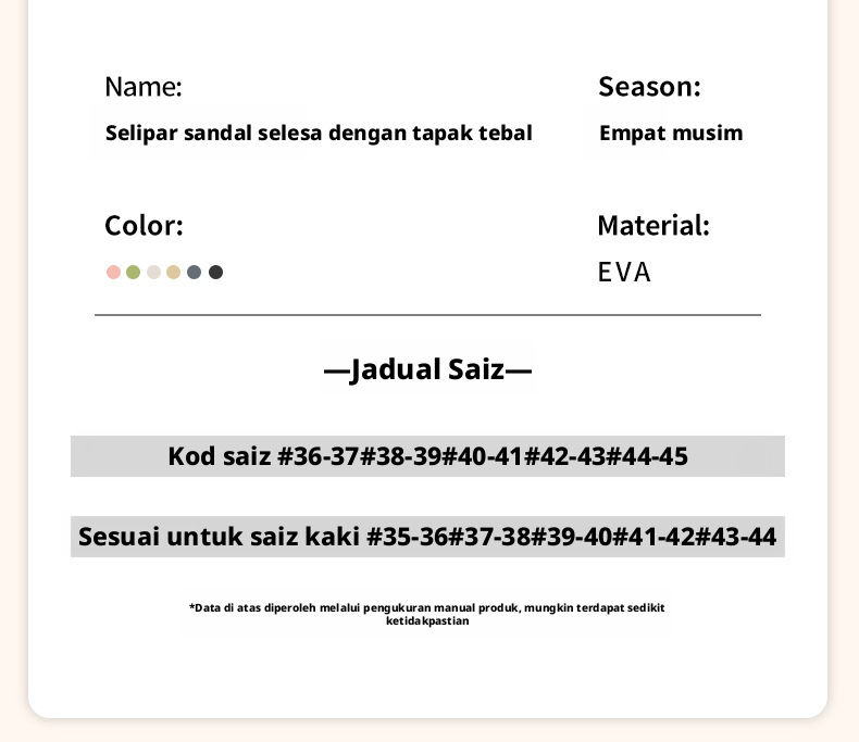 Selipar EVA untuk lelaki, selipar ringan anti-slip berhujung terbuka untuk penggunaan di dalam rumah, bilik mandi dan luar rumah