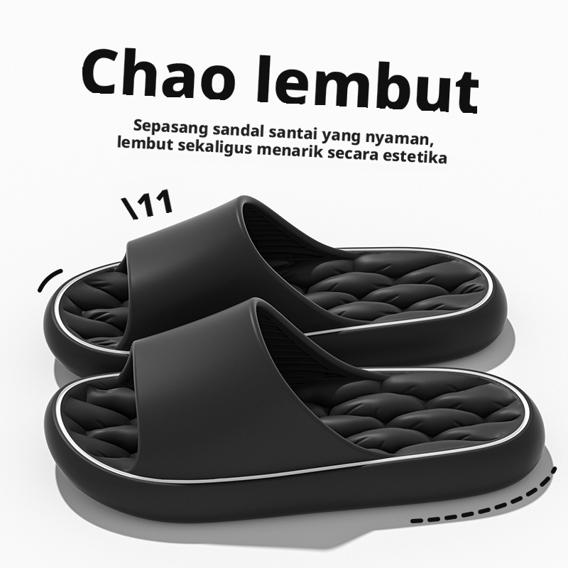 Sepatu Santai EVA untuk Pasangan, Sepatu Selip Ringan yang Cepat Kering dan Mudah Bernapas untuk Penggunaan di Kamar Mandi Rumah dan Luar Ruangan