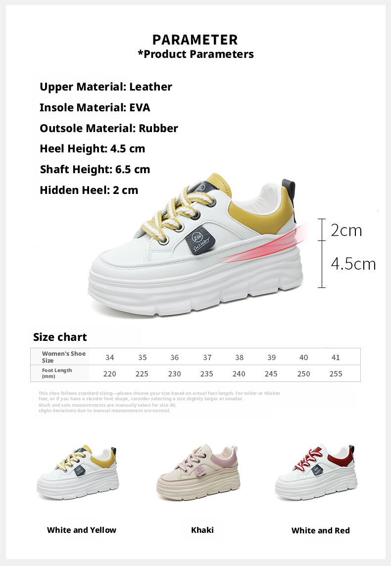 Women's Breathable Low Top Sneakers, Color Block Platform Casual Shoes