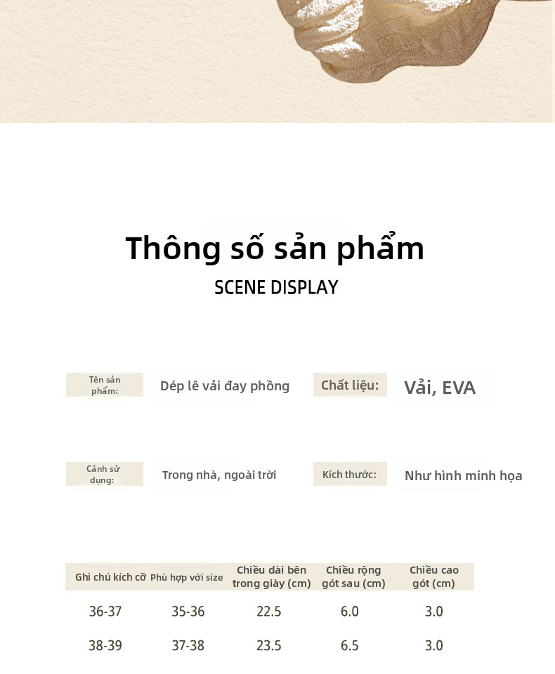 Giày tắm lụa EVA đế dày dành cho phụ nữ, thoáng khí, chống trượt, mũi giày mở, dùng trong nhà vào mùa xuân và mùa thu