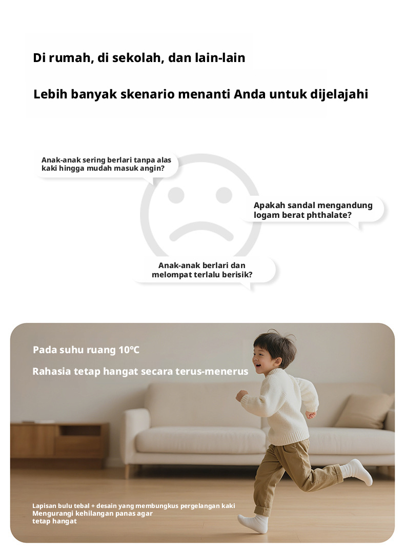Sepatu Selop Bulu Mario yang Ceria untuk Anak Laki-laki dan Perempuan, Sepatu Rumah Kartun EVA untuk Dipakai di Dalam Ruangan pada Musim Dingin