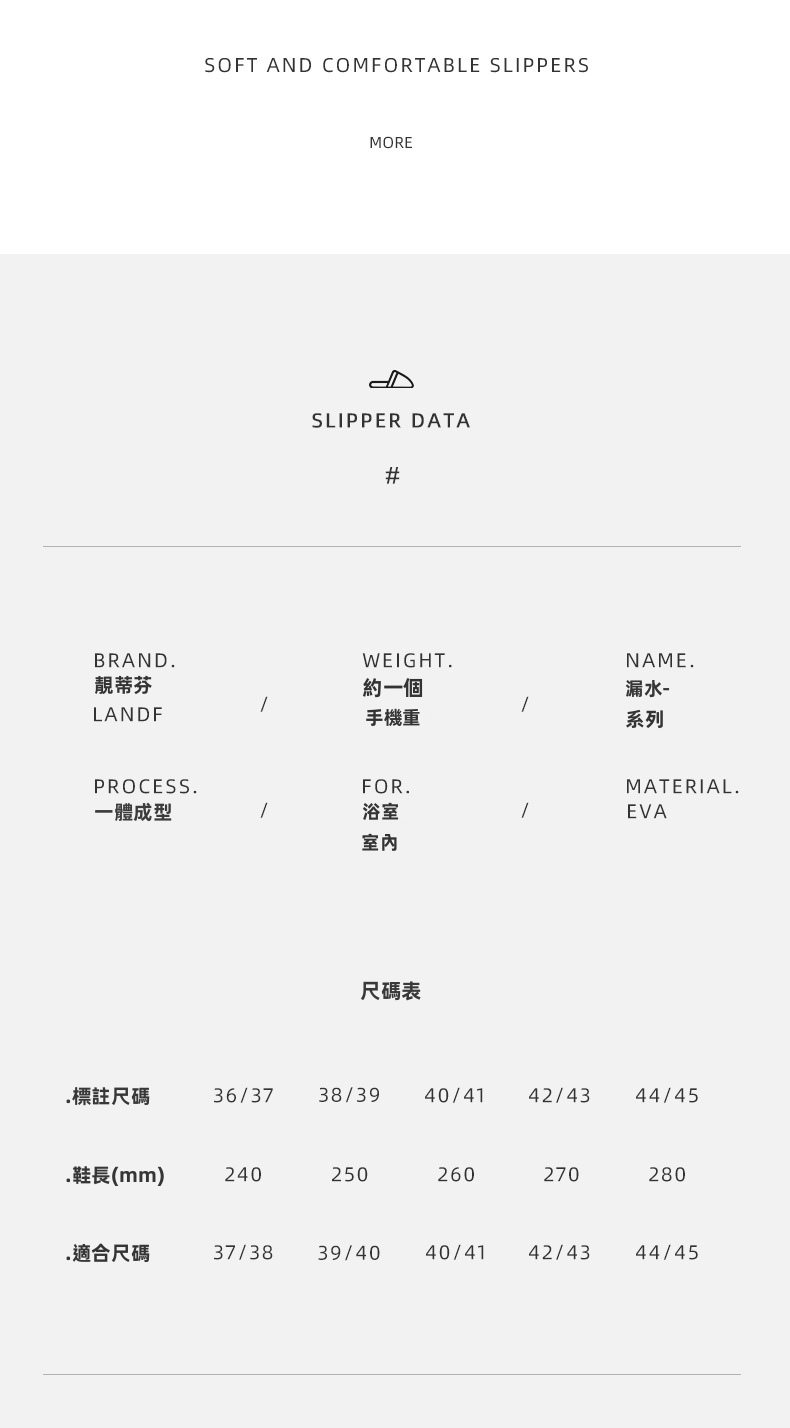適用於男女的EVA滑動涼鞋，防滑、耐磨，適合室內外淋浴時穿著的安靜涼鞋