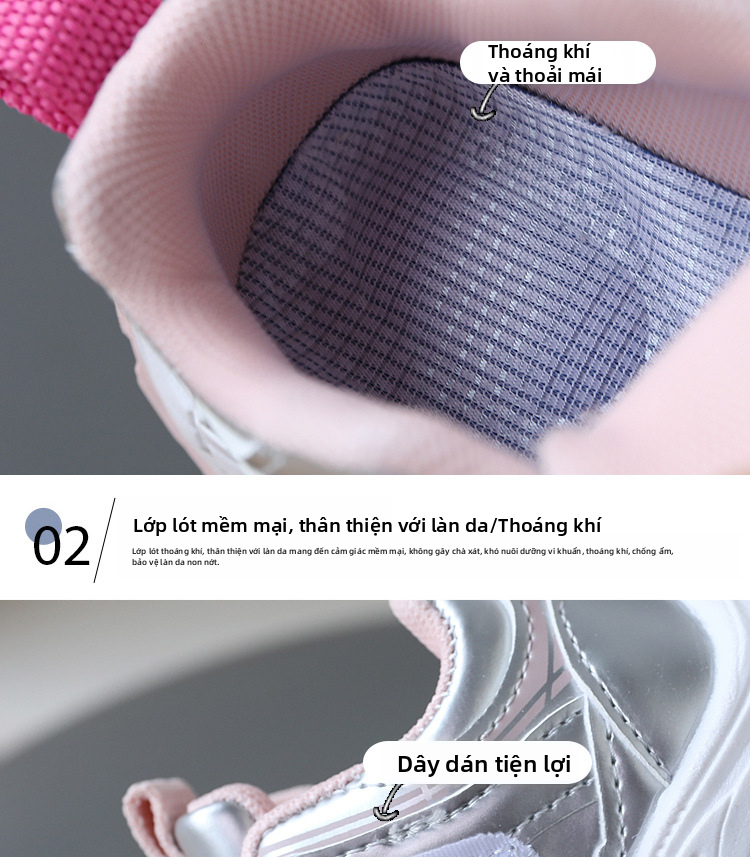 Giày thể thao da nhân tạo dành cho trẻ em, giày bệt nhẹ, không trơn trượt, đế mềm, phù hợp cho trẻ nhỏ và trẻ mẫu giáo