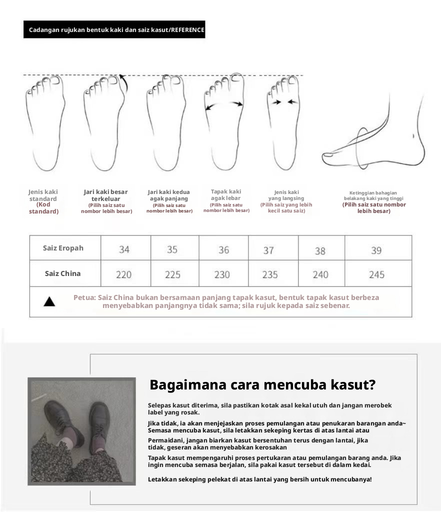 But wanita hujung bulat dengan reben, ketinggian pertengahan betis, but kulit tiruan bertumit tebal untuk musim sejuk