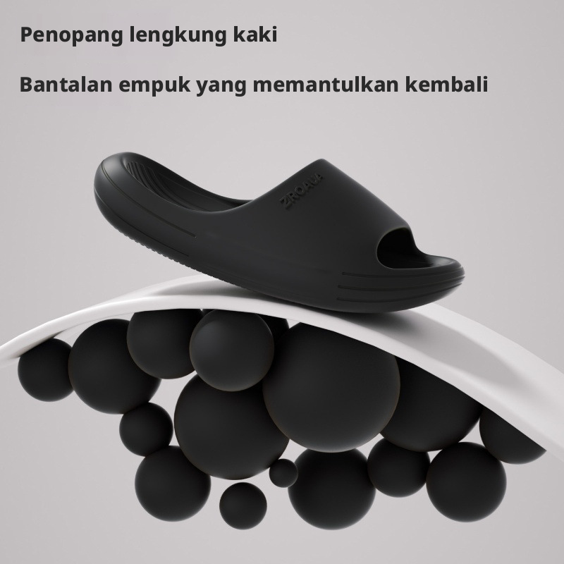 Sepatu Sandal EVA Tanpa Suara untuk Pria dan Wanita, Lembut, Anti Selip, Cepat Kering, Untuk Penggunaan di Dalam Rumah dan Kamar Mandi