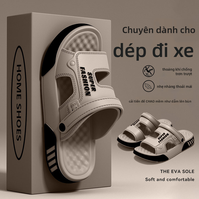Giày dép xỏ ngón nam EVA nhẹ, chống trơn, bền, phù hợp cho mùa hè, dùng để lái xe và hoạt động ngoài trời