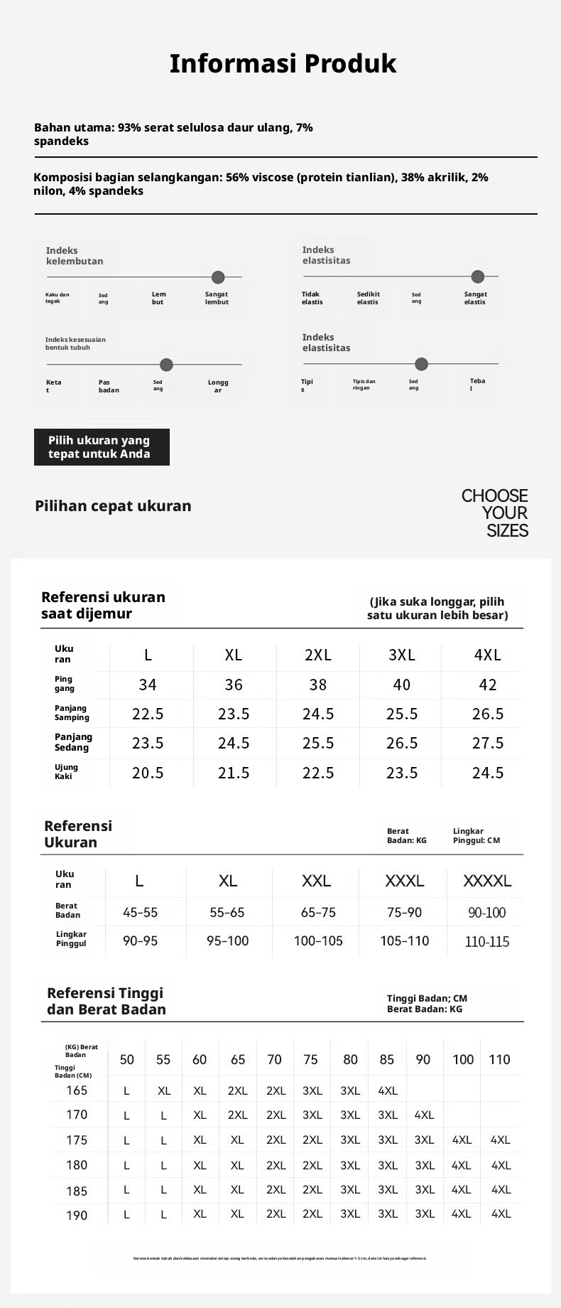 Celana Boxer Modal Mulus Pria, Pakaian Dalam Warna Padat Antibakteri Bernapas, Ukuran Plus