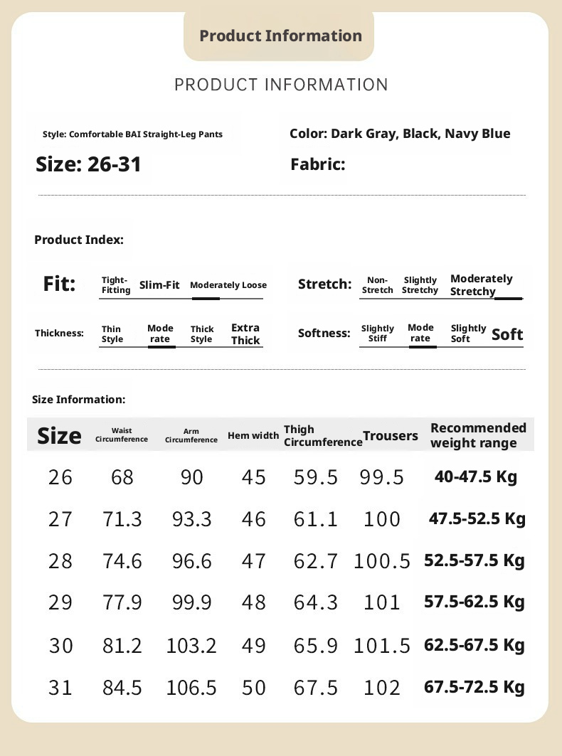 Women's High Waist Straight Leg Pants, Loose Casual Wide Leg Trousers with Two Buttons