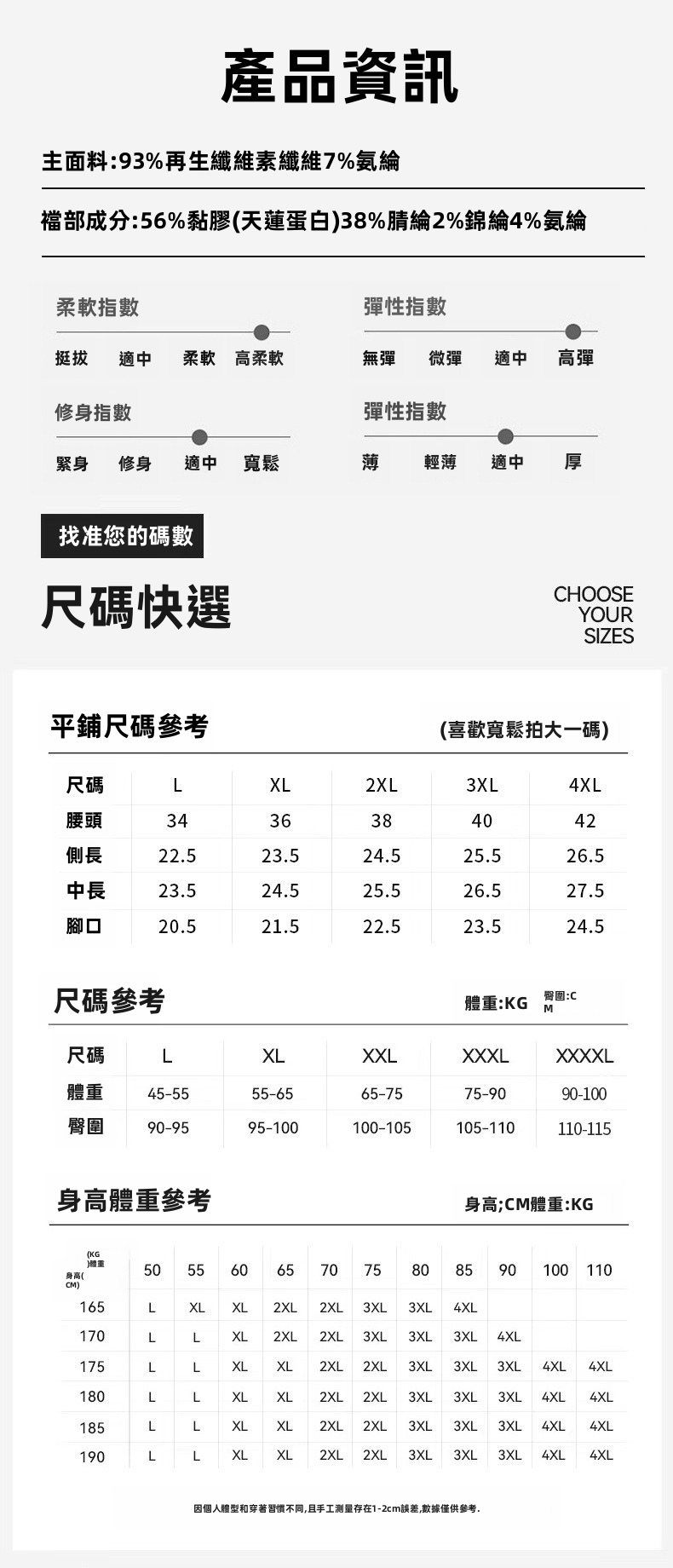 男士無縫Modal平角內褲，透氣抗菌純色內衣，加大碼