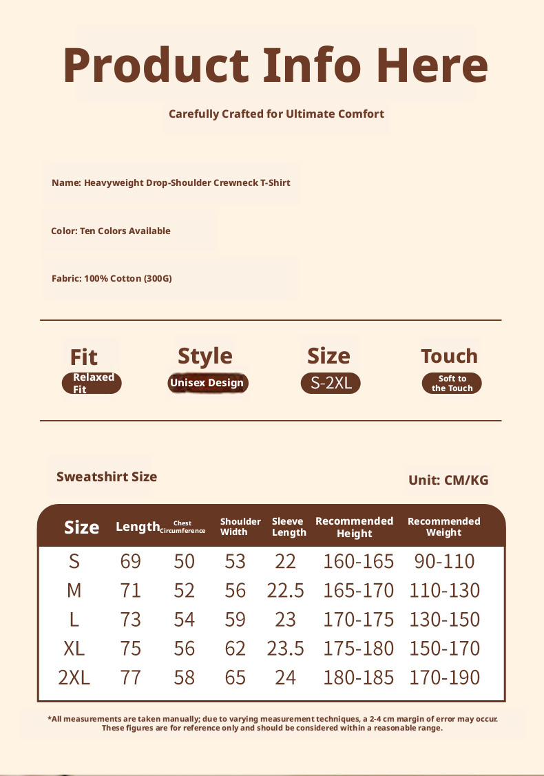 Women's Oversize Short Sleeve Crew Neck T-Shirt with Logo Embroidery for Work Uniform Summer