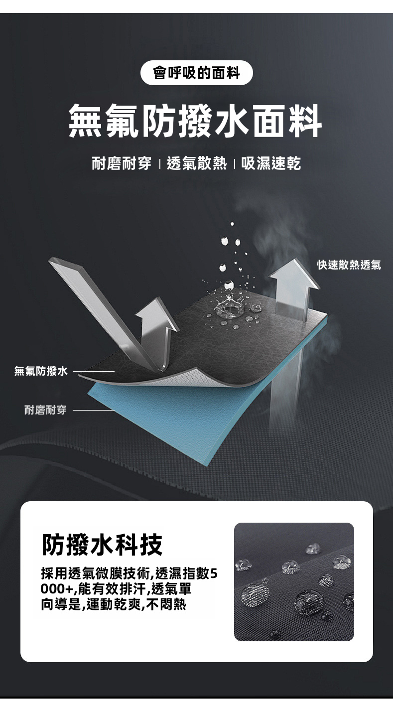 男士輕便尼龍登山褲快乾直筒戶外登山褲