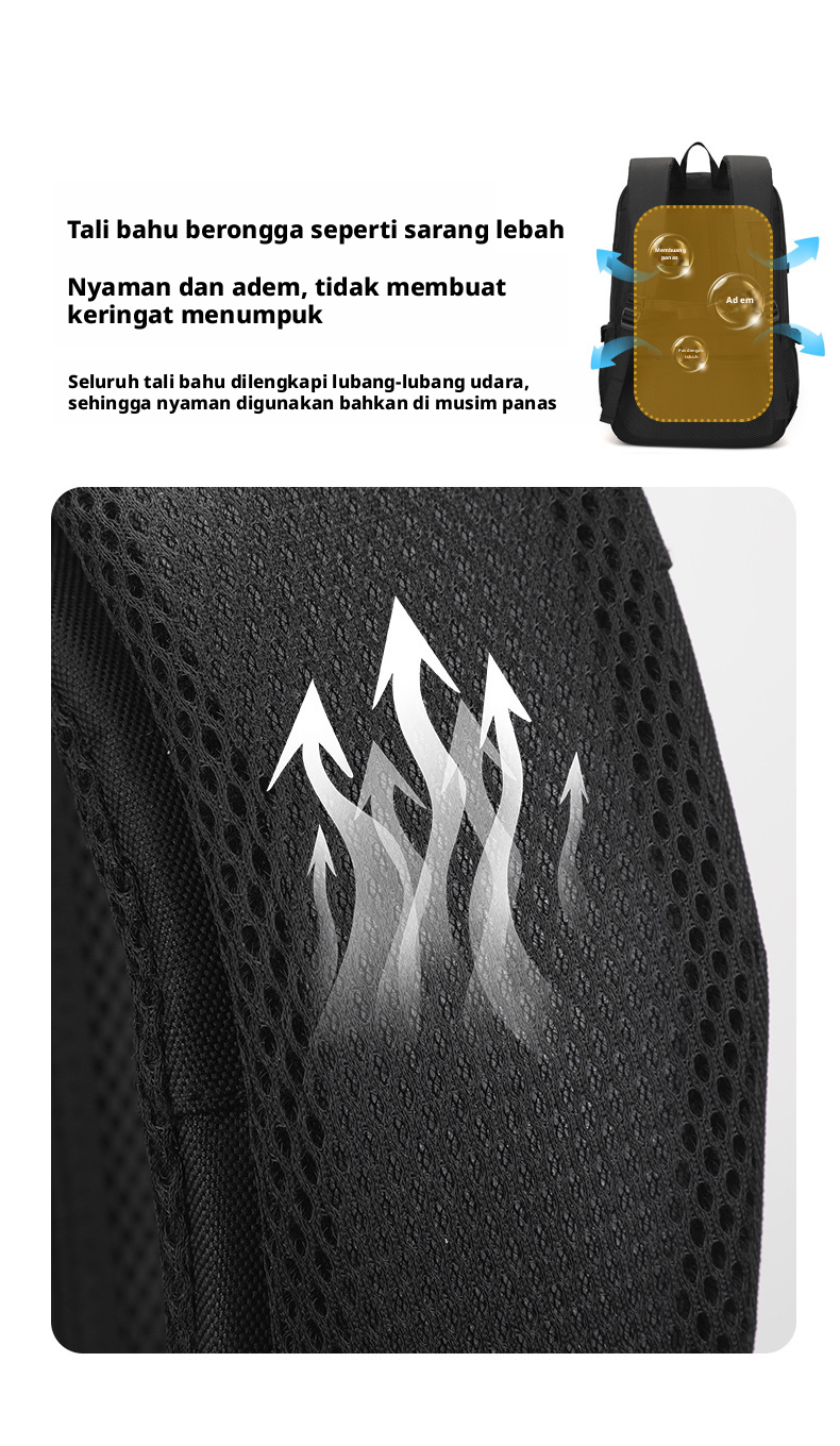 Ransel Pendakian Kain Oxford 20-35L, Ransel Taktis yang Bernapas untuk Trekking Luar Ruangan dan Perjalanan.