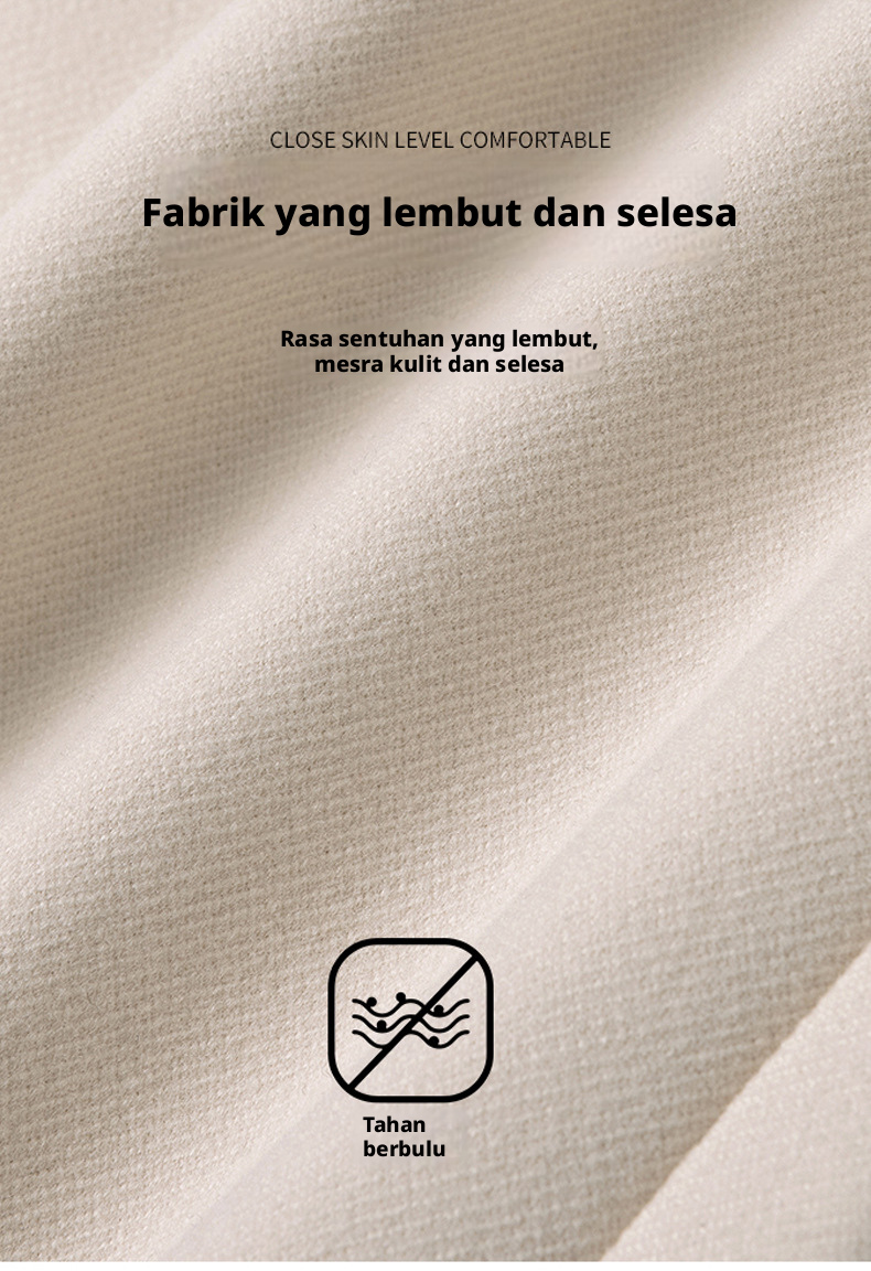 Seluar Kasual Berus Berat Berat Lelaki Seluar Musim Sejuk Longgar