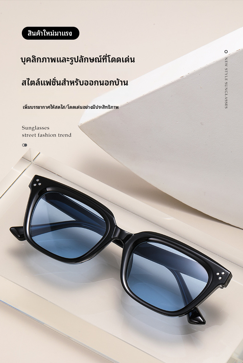 แว่นกันแดดรุ่น Retro Cat Eye สำหรับผู้หญิงและผู้ชาย ใช้เลนส์ PC UV400 แบบเต็มกรอบ สำหรับการเดินทางกลางแจ้ง
