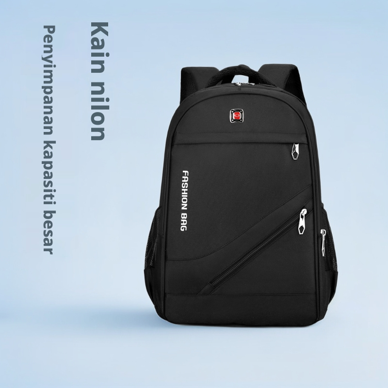 Beg galas laptop perniagaan kain Oxford untuk lelaki, beg harian perjalanan komuter 20-35L yang sesuai untuk laptop 12 inci.