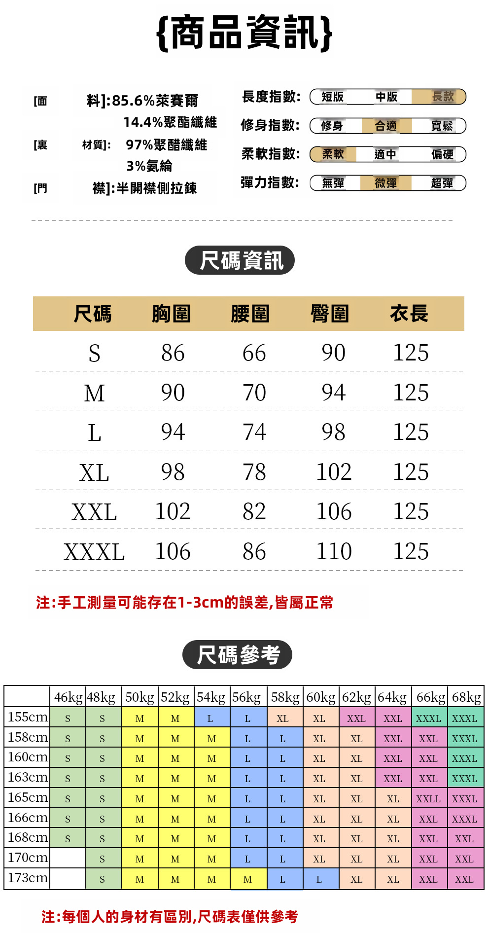 現代中式旗袍女裝，復古風格立領短袖旗袍。
