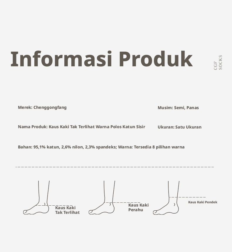 Kaus Kaki Pria Berbahan Katun Tipe No-Show untuk Pergelangan Kaki, Tipis, Mudah Bernapas, Menyerap Keringat, Kaus Kaki Pendek Santai untuk Musim Panas