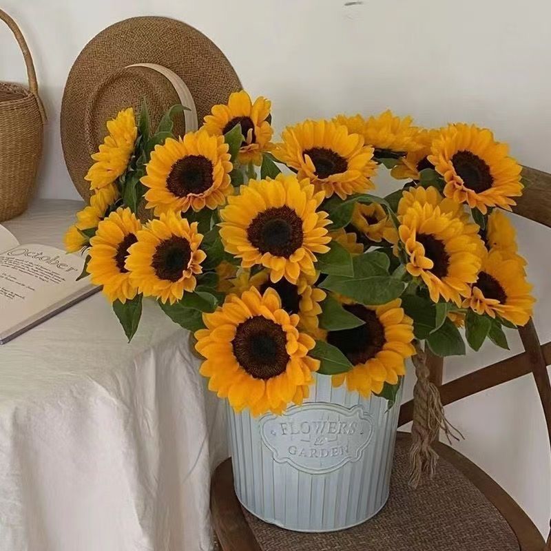 Fresh Cut Sunflowers From Yunnan Natural Fresh Flower For Home Bouquet Decor