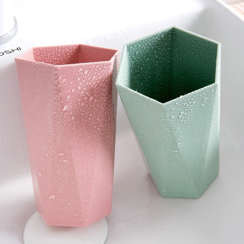 Handheld Portable Toothbrush Mug Stackable Travel Rinse Cup For Camping Hotel Use