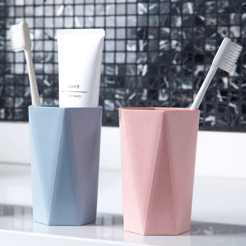 Handheld Portable Toothbrush Mug Stackable Travel Rinse Cup For Camping Hotel Use