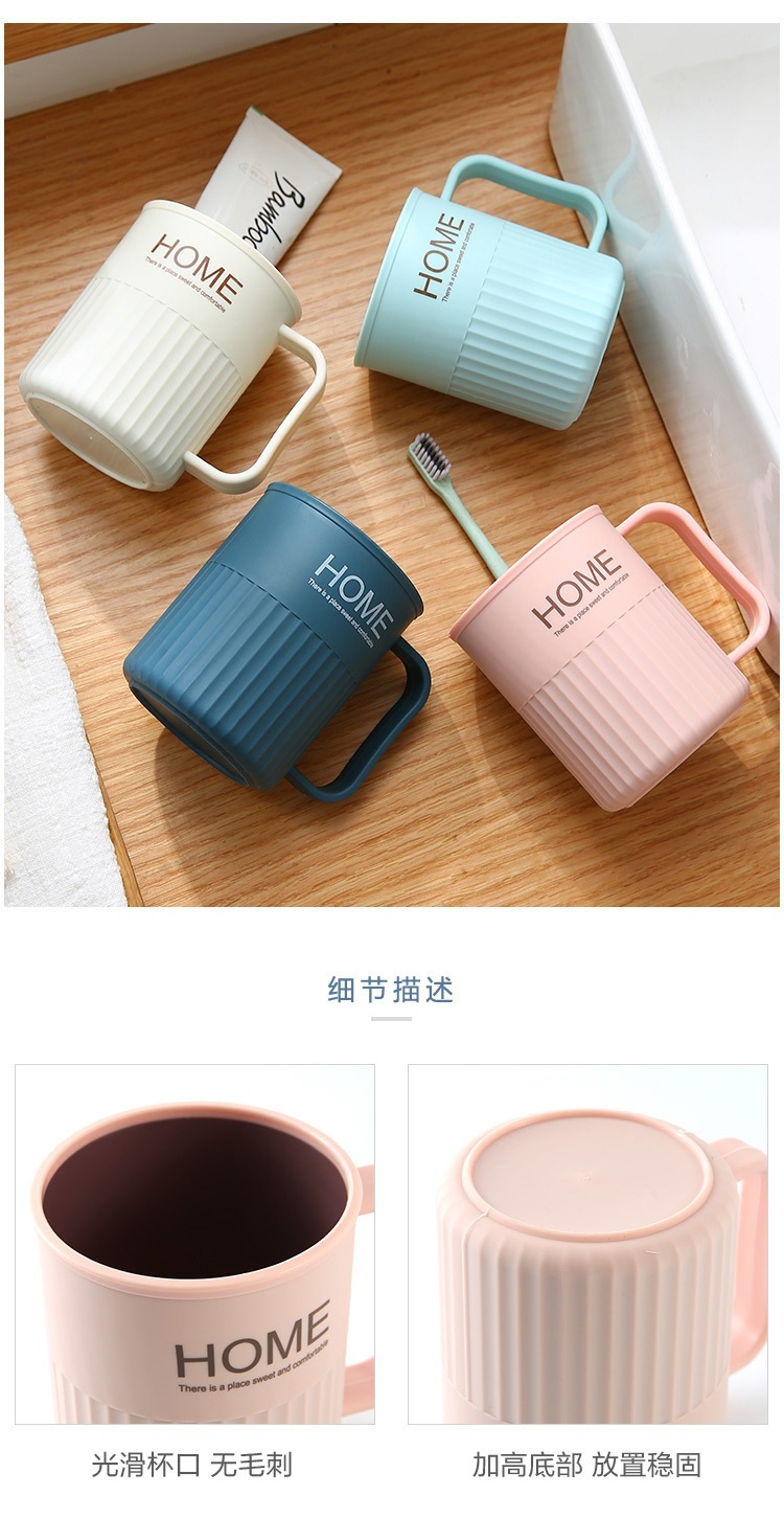 Handheld Portable Toothbrush Mug Stackable Travel Rinse Cup For Camping Hotel Use